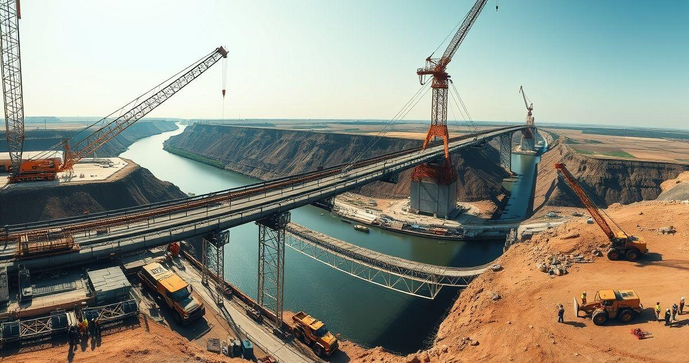 Como é Feita a Fundação de Pontes em Rios Como é Feita a Fundação de Pontes em Rios