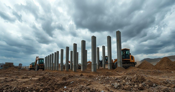 Cravação de Estacas Pré Moldadas: Agilidade e Qualidade em Projetos Cravação de Estacas Pré Moldadas: Agilidade e Qualidade em Projetos