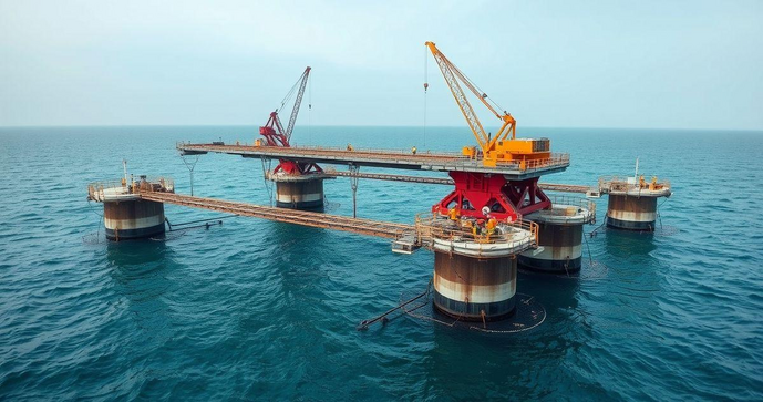 Como é Feita a Fundação de Ponte no Mar e Seus Desafios Como é Feita a Fundação de Ponte no Mar e Seus Desafios