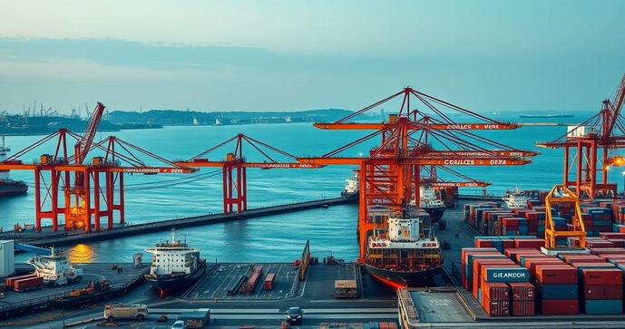 Obras portuárias e seu impacto na economia Obras portuárias e seu impacto na economia