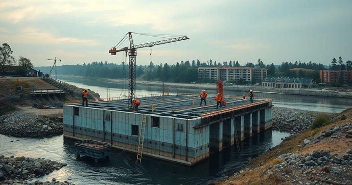 Fundação de Pontes em Rios: Métodos e Desafios na Construção Fundação de Pontes em Rios: Métodos e Desafios na Construção