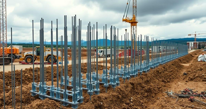 Cravação de estacas metálicas: como garantir a estabilidade e segurança da sua obra Cravação de estacas metálicas: como garantir a estabilidade e segurança da sua obra
